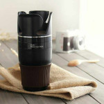 Porte Gobelet Voiture, Support de Téléphone Portable 2 en 1 Rotatif à 360 ° Tasse de Boisson