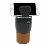 Porte Gobelet Voiture, Support de Téléphone Portable 2 en 1 Rotatif à 360 ° Tasse de Boisson