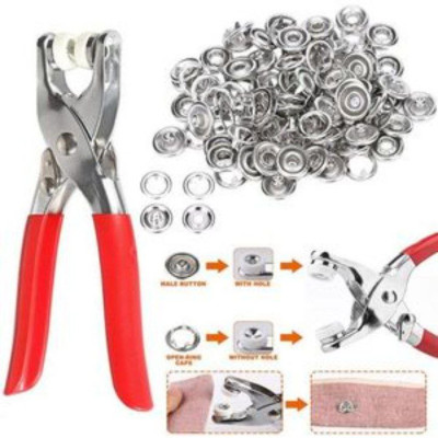 Kit d'outils de fixation à pression Des Boutons De Vêtements Pack De 200Pcs