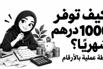 كيف توفر 1000 درهم شهريًا؟ خطة عملية بالأرقام