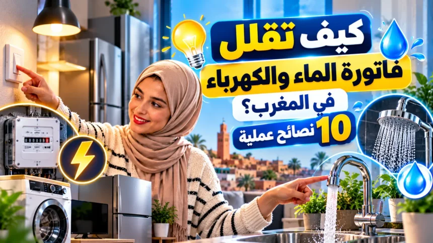 كيف تقلل فاتورة الماء والكهرباء في المغرب