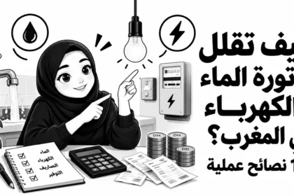 كيف تقلل فاتورة الماء والكهرباء في المغرب؟ 10 نصائح عملية