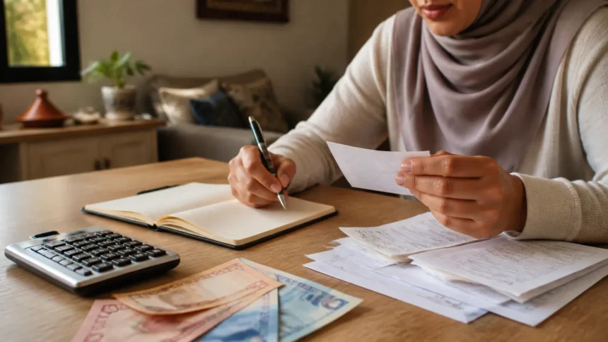 جدول المصاريف الشهرية Excel